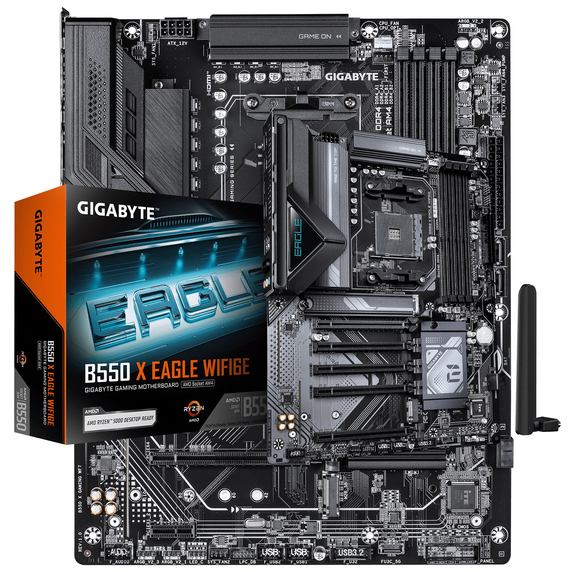 Gigabyte B550 X EAGLE WIFI6E/AM4/ATX B550 X EAGLE WF6E