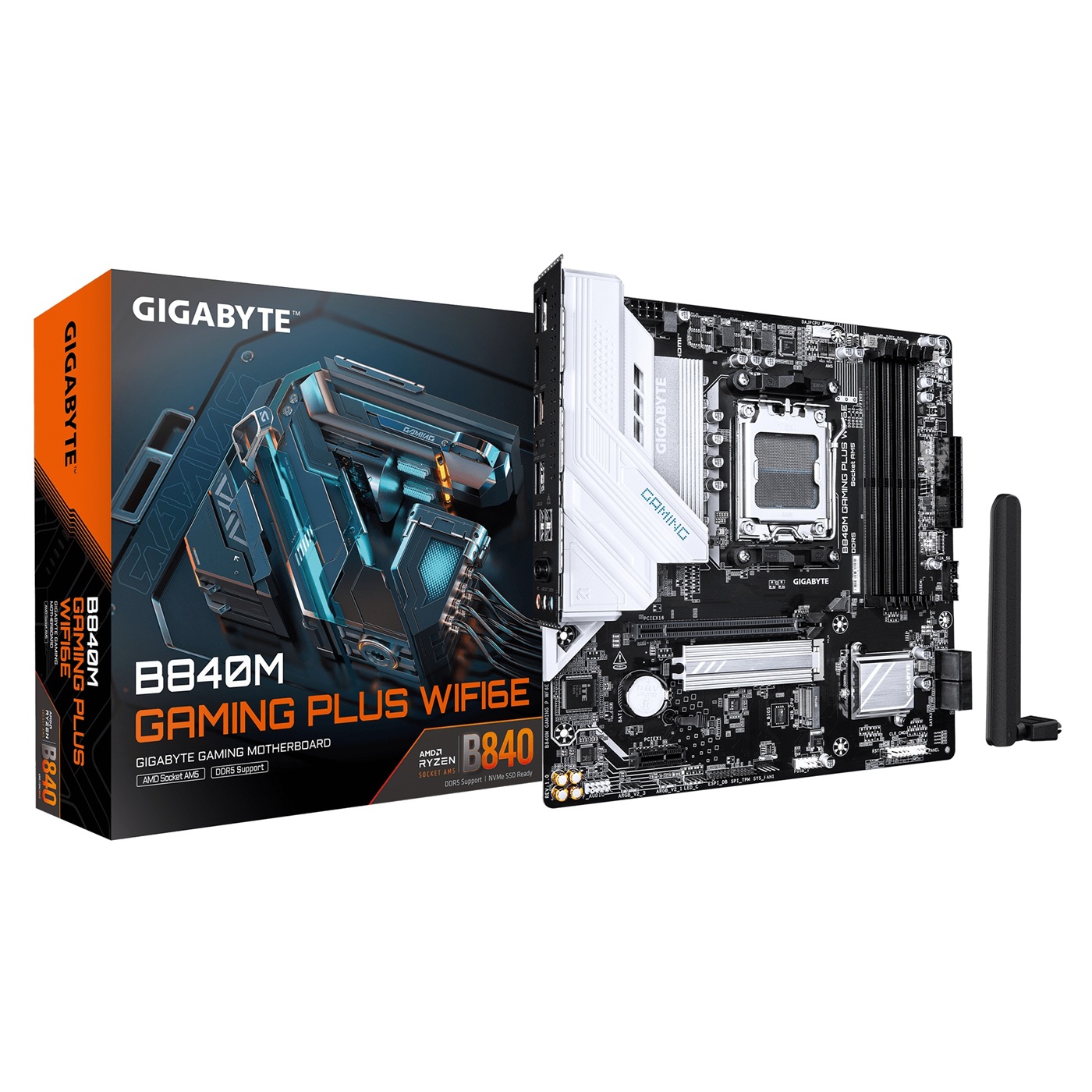 GIGABYTE B840M GAMING PLUS WIFI6E/AM5/mATX B840M GAMING P WF6E