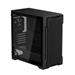 GIGABYTE case GB-C102G, Mid Tower, 2x USB3.0, Průhledná bočnice, 2x 120mm Fan, černá