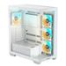 GIGABYTE case GB-C500PI ST, Mid tower, 1xUSB-C 3.2, 2xUSB 3.0, 4x 120mm ARGB Fan, bílá