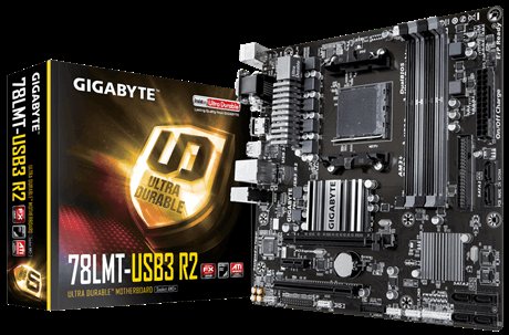 Gigabyte GA-78LMT-USB3 R2, 760G, DualDDR3-1066, D-SUB, mATX