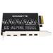 GIGABYTE GC-ALPINE RIDGE, Intel® Thunderbolt™ 3 Certified add-in card, USB Type-C, DisplayPort, HDMI GC-ALPINE RIDGE 2.0