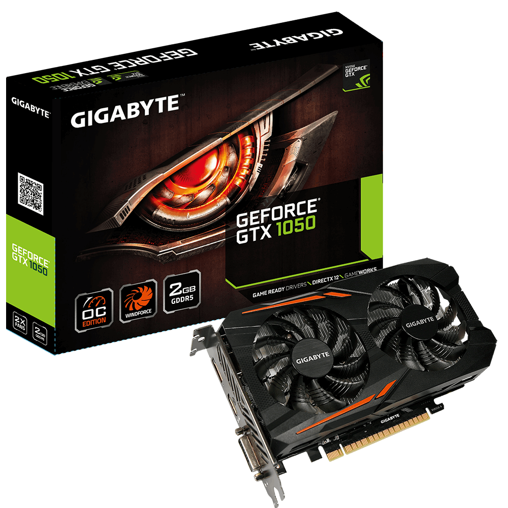 Gigabyte GeForce GTX 1050, 2GB GDDR5 GV-N1050OC-2GD | - ITSK - HENRY
