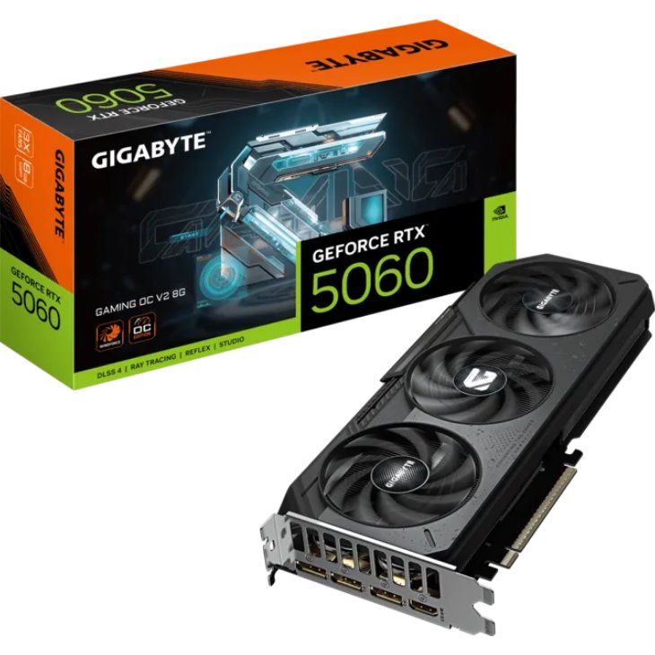 Gigabyte GeForce RTX 5060 GAMING OC V2 8G GV-N5060GAMING OCV2-8GD