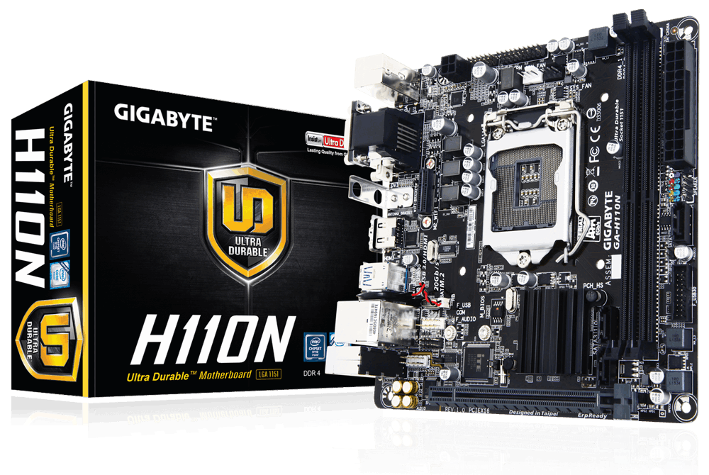 GIGABYTE H110N (rev. 1.0) GA-H110N