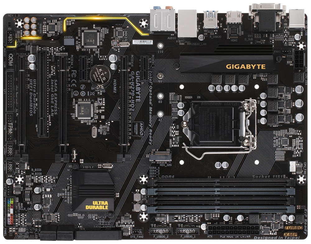GIGABYTE H270-HD3 (rev. 1.0) GA-H270-HD3