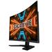 GIGABYTE LCD - 31.5" herný monitor G32QC A, 2560x1440 QHD, 350 cd/m2, 1 ms, 2xHDMI 2.0, 1xDP 1.2, 2xUSB G32QC A //BAZAR