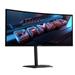 GIGABYTE LCD - 34" Gaming monitor G34WQC2, VA, 21:9, 3440x1440 QHD, 200Hz, 450 cd/m2, 1ms, 2xHDMI, 2xDP