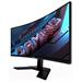GIGABYTE LCD - 34" Gaming monitor G34WQCP, Prohnutý VA1500R, 3440x1440 WQHD, 180Hz, 4000:1, 350cd/m2, 1ms, 2xHDMI, 1xDP