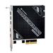 GIGABYTE rozšiřující karta Thunderbolts 5, PCIe 4.0x4, 3xMini-DP