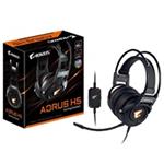 GIGABYTE sluchátka s mikrofonem headset AURUS H5, wired, RGB Lighting, USB/3.5mm GP-AORUS H5