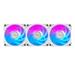 GIGABYTE ventilátor AORUS EZ CHAIN FAN ICE 3-PACK, 3x120mm, bílá GP-ECFAN1203 ICE