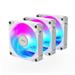 GIGABYTE ventilátor AORUS EZ CHAIN FAN ICE 3-PACK, 3x120mm, bílá GP-ECFAN1203 ICE