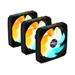 GIGABYTE ventilátor EZ CHAIN FAN 3-PACK, 3x120mm, černá GP-GBT EZFAN1203
