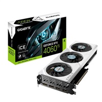 GIGABYTE VGA NVIDIA GeForce RTX 4060 Ti EAGLE ICE OC 8G, RTX 4060 Ti, 8G GDDR6, 2xDP, 1xHDMI GV-N406TEAGLEOC ICE-8GD