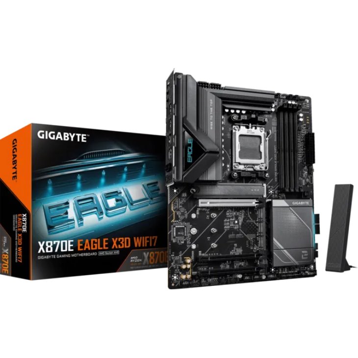 GIGABYTE X870E EAGLE X3D WIFI7/AM5/ATX X870E EAGLE X WF7