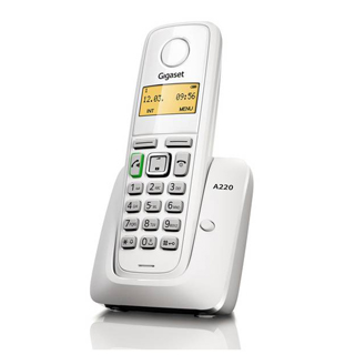 Gigaset A220 Telefónny prístroj biely S30852-H2411-R602
