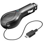 goobay Nabíjecí zdroj s navíjecím kabelem a micro USB pro mobilní telefony do automobilu 0,8A ppadapter-84