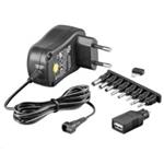 Goobay Univerzální napájecí adaptér 230V/3-12V stejnosměrný 600mA ppadapter-45