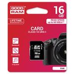 Goodram Secure Digital Card, 16GB, SDHC, S1A0-0160R11, UHS-I U1 (Class 10) S1A0-0160R12