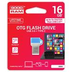 Goodram USB flash disk OTG, 3.1/3.1 Typ C, 16GB, ODD3, modrá, ODD3-0160B0R11