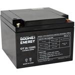GOOWEI ENERGY Pb záložní akumulátor VRLA GEL 12V/26Ah (OTL26-12) OT26-12W