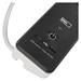 GoSmart predlžovací kábel 2 m / 4 zásuvky / s vyp. / s USB / biely-čierny / PVC / 1,5 mm2 8592920141588