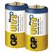 GP alkalická baterie 1,5V C (LR14) Ultra Plus 2ks blistr
