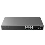 Grandstream GWN7801P Managed Network PoE Switch 8 1Gbps portů s PoE, 2 SFP porty