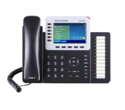 Grandstream VoIP telefon - GXP2160, 6 SIP, 2xGIGA, POE, HD audio, 4.3" color LCD, 480x272