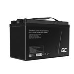 Green Cell AGM VRLA 12V 110Ah maintenance-free battery for boats, scooters, camper vans, wheelchairs, lawnmower AGM58