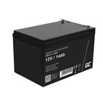 Green Cell AGM VRLA 12V 14Ah maintenance-free battery for the alarm system, cash register, toys AGM08
