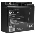 Green Cell AGM VRLA 12V 17Ah maintenance-free battery for mower, scooter, boat, wheelchair AGM51