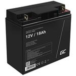 Green Cell AGM VRLA 12V 18Ah maintenance-free battery for mower, scooter, boat, wheelchair AGM09