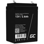 Green Cell AGM VRLA 12V 2.8Ah maintenance-free battery for the alarm system, cash register, toys AGM42