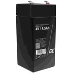 Green Cell AGM VRLA 4V 4.5Ah maintenance-free battery for the alarm system, cash register, toys AGM36
