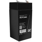 Green Cell AGM VRLA 4V 4Ah maintenance-free battery for the alarm system, cash register, toys AGM37
