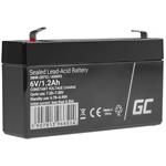 Green Cell AGM VRLA 6V 1.2Ah maintenance-free battery for the alarm system, cash register, toys AGM52
