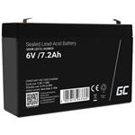 Green Cell AGM VRLA 6V 7.2Ah maintenance-free battery for the alarm system, cash register, toys AGM39