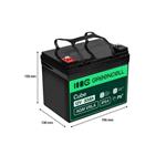 Green Cell AGM VRLA IP54 12V 33Ah baterie pro sekačky na trávu, skútry, lodě, invalidní vozíky AGM12V33AH-J