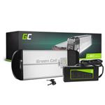 Green Cell Baterie pro elektrokolo 36V 10,4Ah 374Wh Zadní nosič Ebike 2 piny pro Prophete, Mifa, Curtis s nab EBIKE52STD