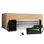 Green Cell Baterie pro elektrokolo 36V 10,4Ah 396Wh Silverfish Ebike 4 pin pro Powerhog, Volta, E-Trends, Zün EBIKE12STD