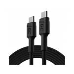 Green Cell Cable GC PowerStream USB-C - USB-C 200cm with Power Delivery (60W), 480 Mbps, Ultra Charge, QC 3.0 KABGC29