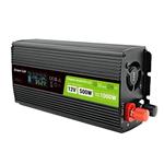 Green Cell Car Power Inverter 12V to 230V, 500W/1000W INVGC12P500LCD