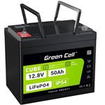 Green Cell CUBE LiFePO4 50Ah 12.8V 640Wh Lithium Iron Phosphate Battery for Camper, Golf Cart,Wind Power Pl LFPGC12V50AH