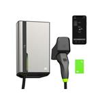Green Cell HabuDen Wallbox 22kW 32A 5m NFC Cable Type 2 Smart EV Charging Station with GC App Bluetooth WiF EVGC021B2250
