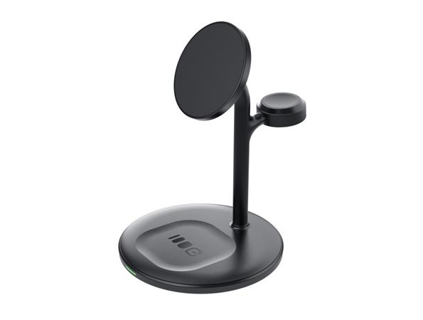 Green Cell MagScape Inductive Charger Stand 3-in-1 MagSafe for iPhone,Apple Watch,AirPods and other wirel MSST-GC-3IN1-B