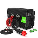 Green Cell Měnič napájení Power Inverter do auta 12V na 230V 300W / 600W Čistý sinus INV05DE