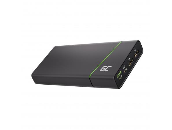 Green Cell Power Bank GC PowerPlay Ultra 26800mAh 128W 4-port for laptop, MacBook, iPad, iPhone, Nintendo Switch PBGC04