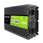 Green Cell PowerInverter LCD 12 volt 2000W/40000W car inverter with display - pure sine wave INVGC12P2000LCD